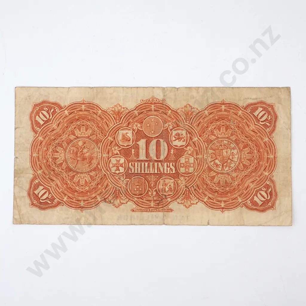 1923 Union Bank of Australia Ten Shillings Image 1++