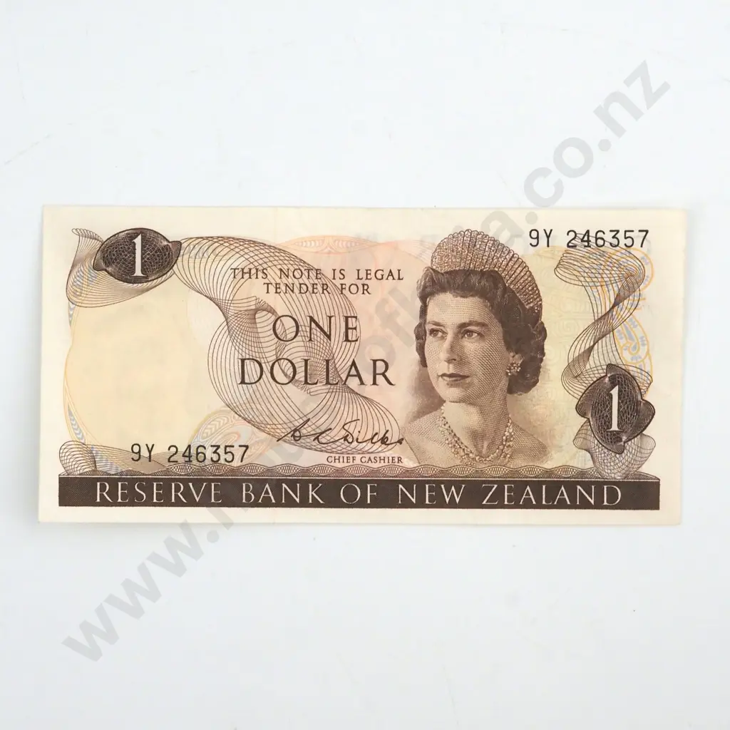 WILKS SIGNATURE, SERIAL 9Y246357 ( LAST PREFIX OF TYPE ), VERY FINE, C.V. $75 Image 1++