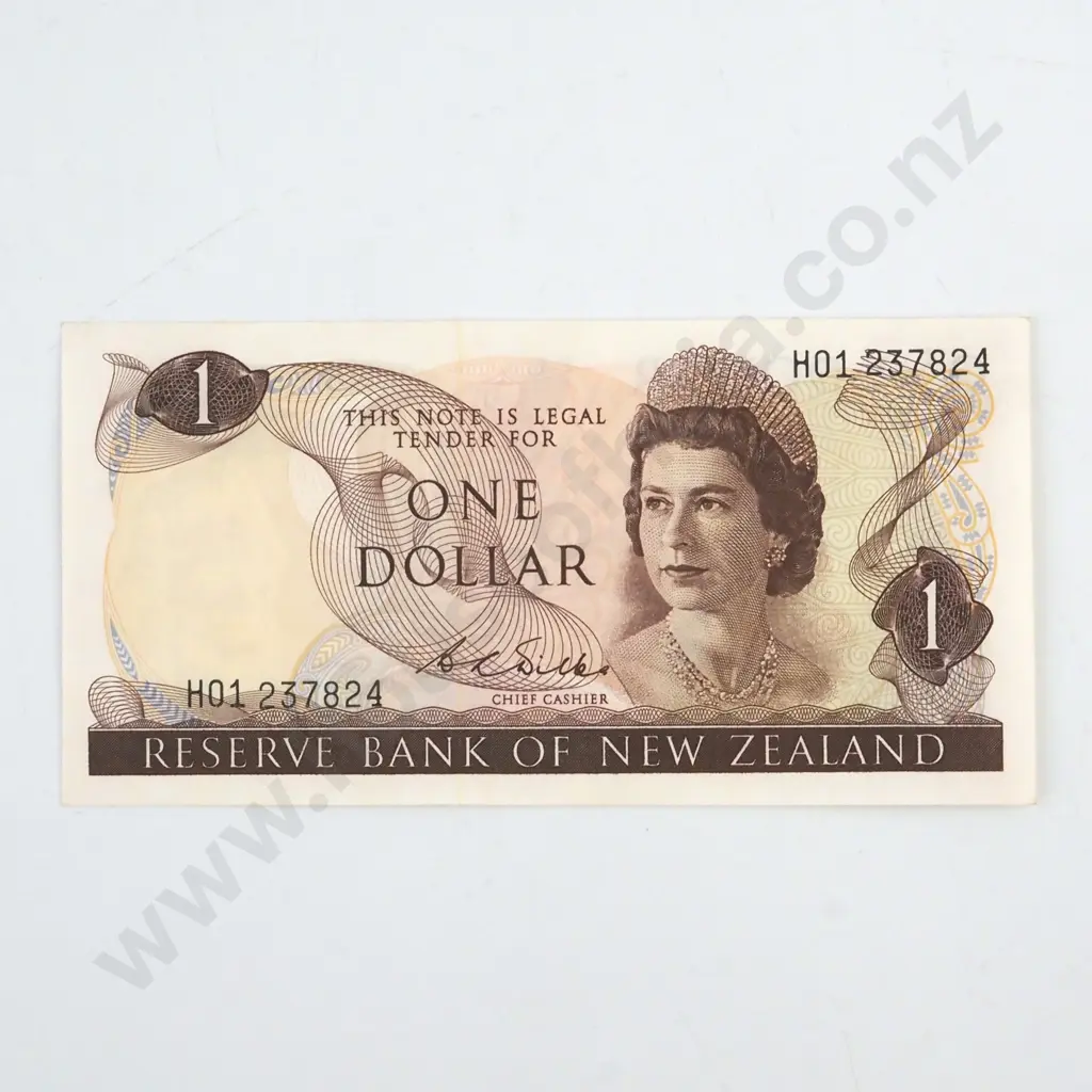 WILKS SIGNATURE, SERIAL H01 237824, ALMOST UNCIRCULATED, C.V. $70 Image 1++