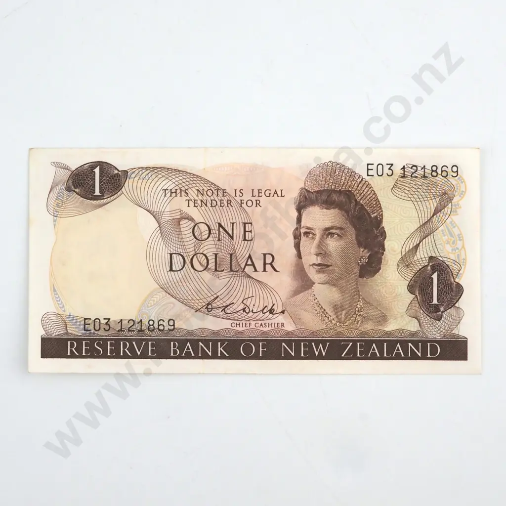 WILKS SIGNATURE, SERIAL E03 121869, ALMOST UNCIRCULATED, C.V. $70 Image 1++