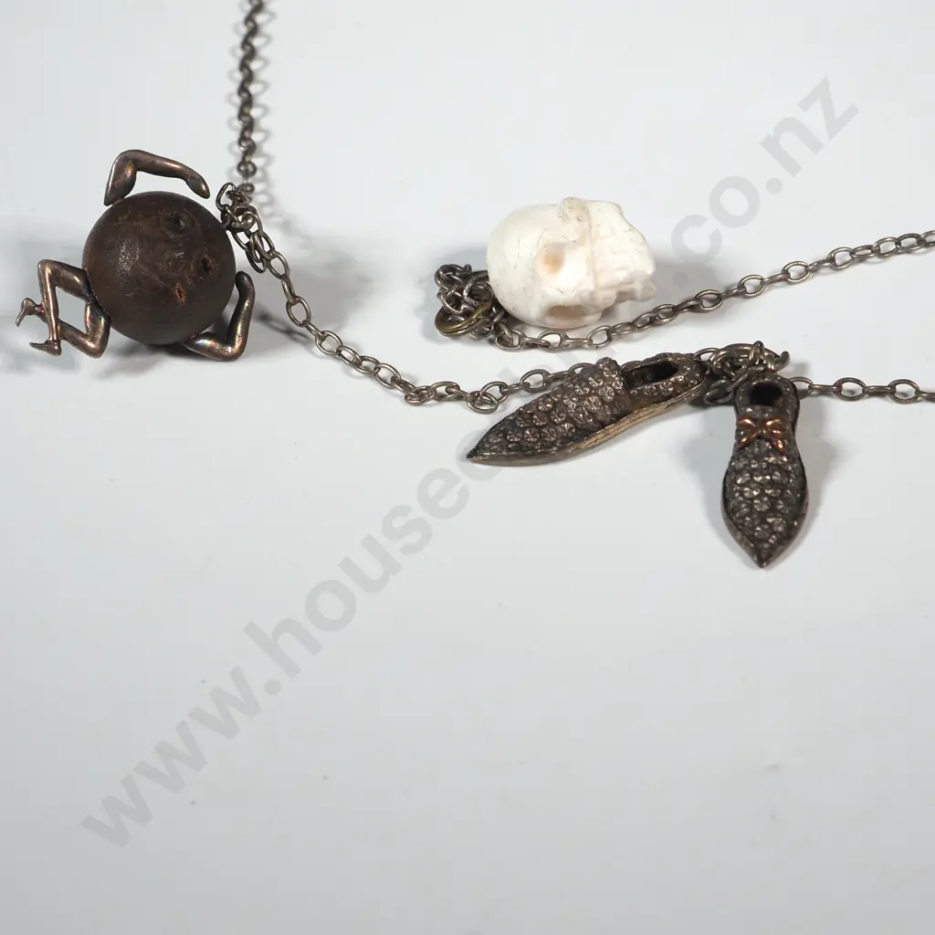 Interesting Necklace w Shoes/ Momento Mori & Strongman Image 1++