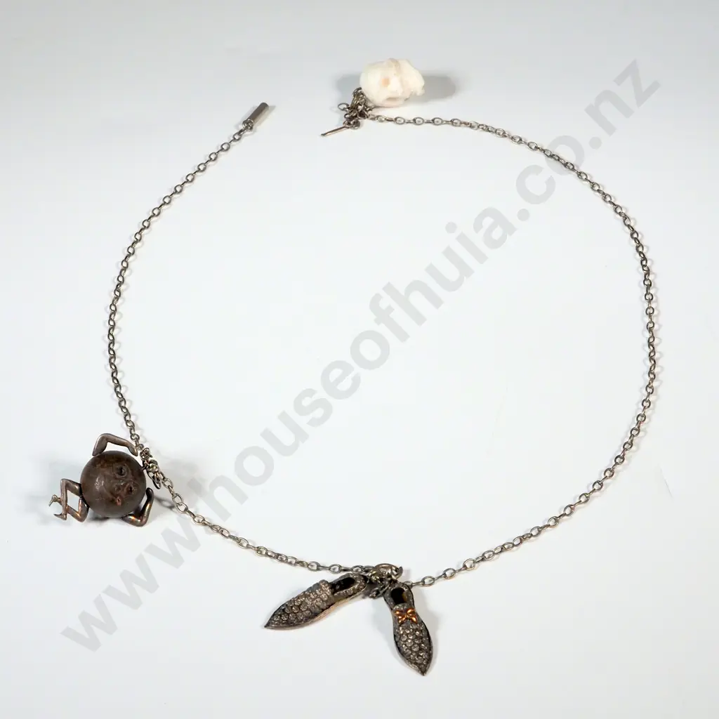 Interesting Necklace w Shoes/ Momento Mori & Strongman Image 1++