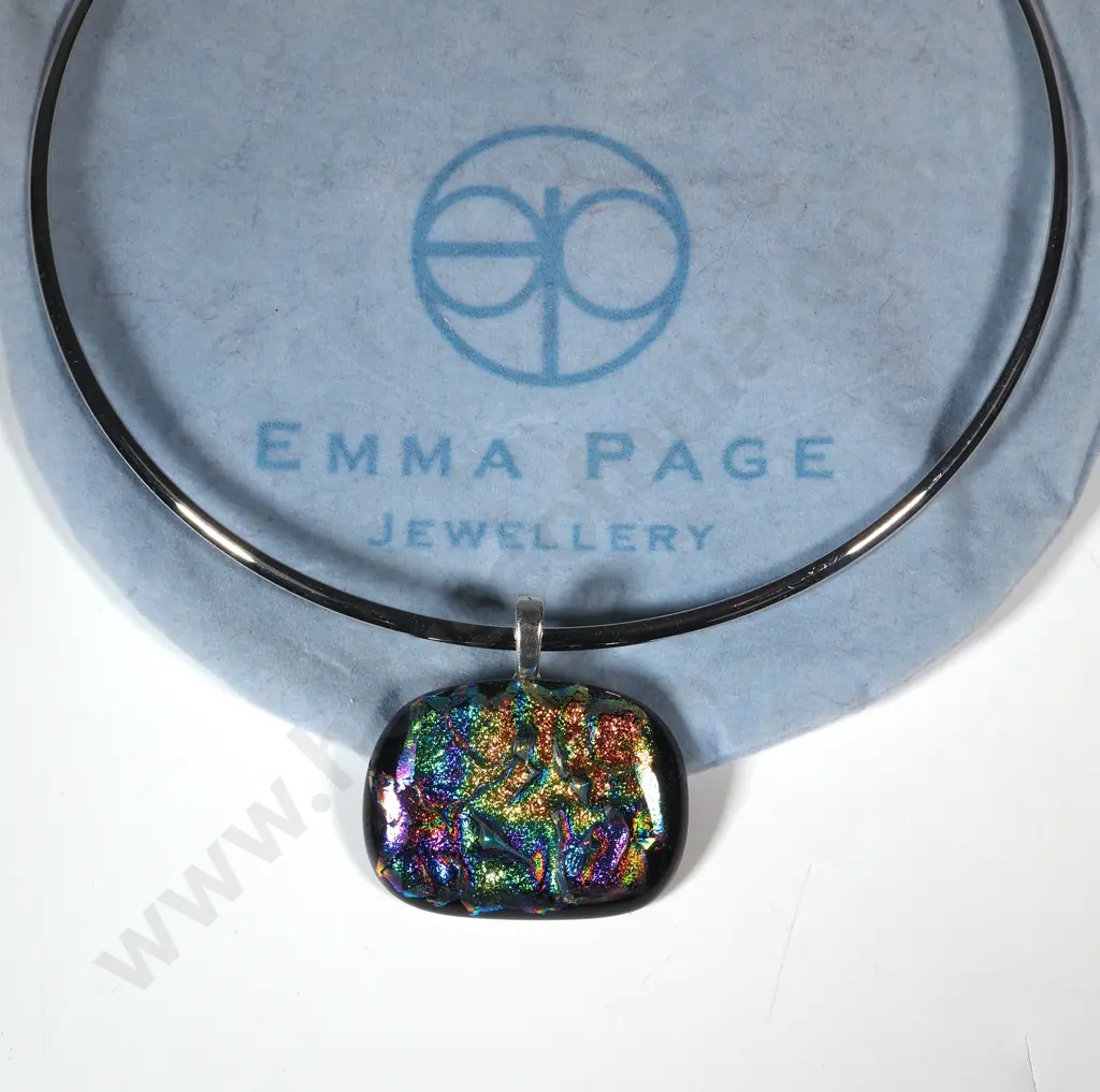 Emma Page Choker With Glass Pendant In Original Bag  Image 1++