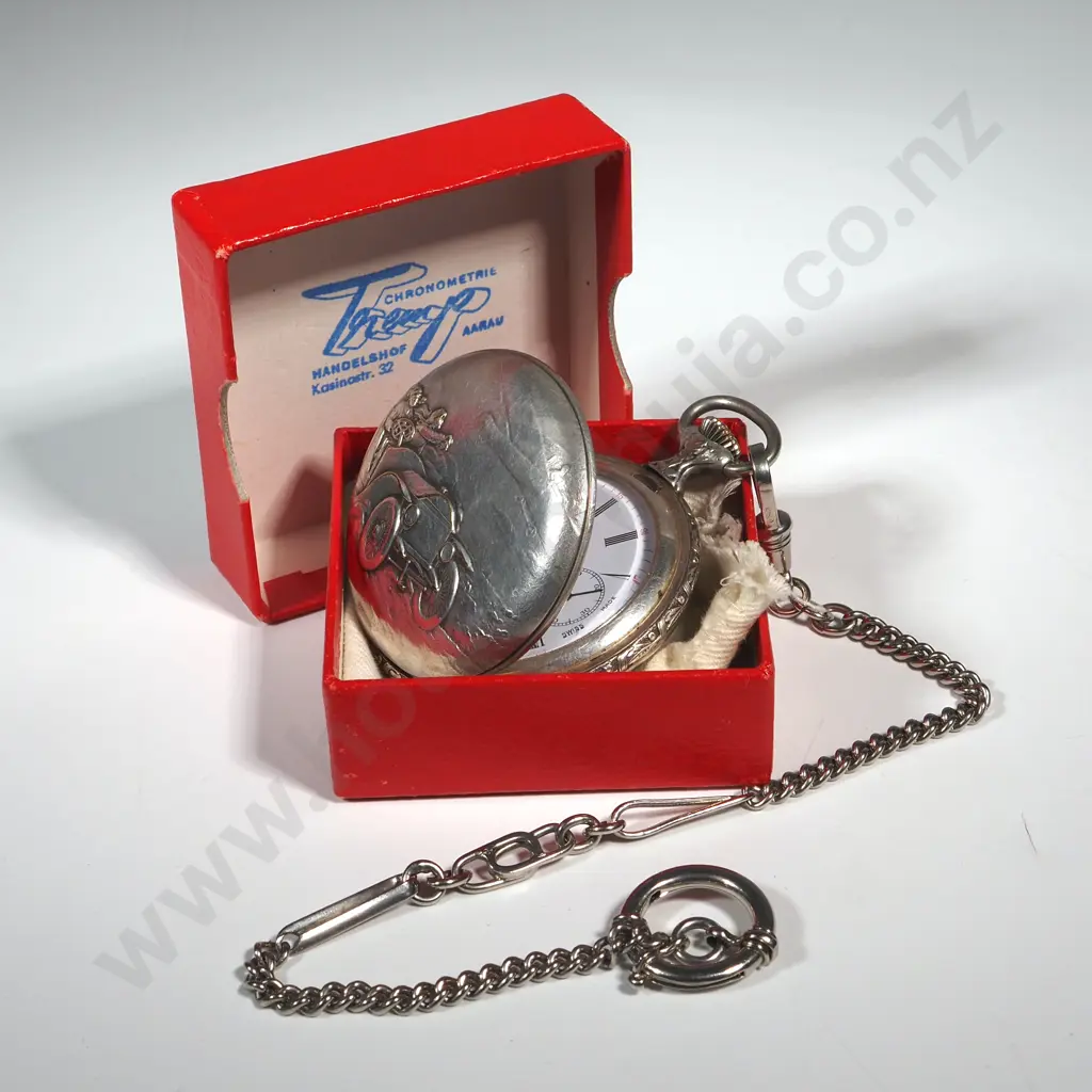 Vintage Morris Pocket Watch in Card Case Image 1++