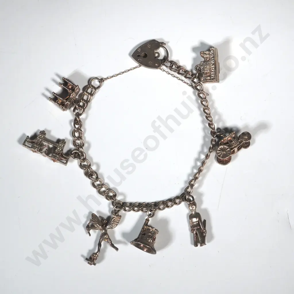 Sterling Silver Charm Bracelet Image 1++