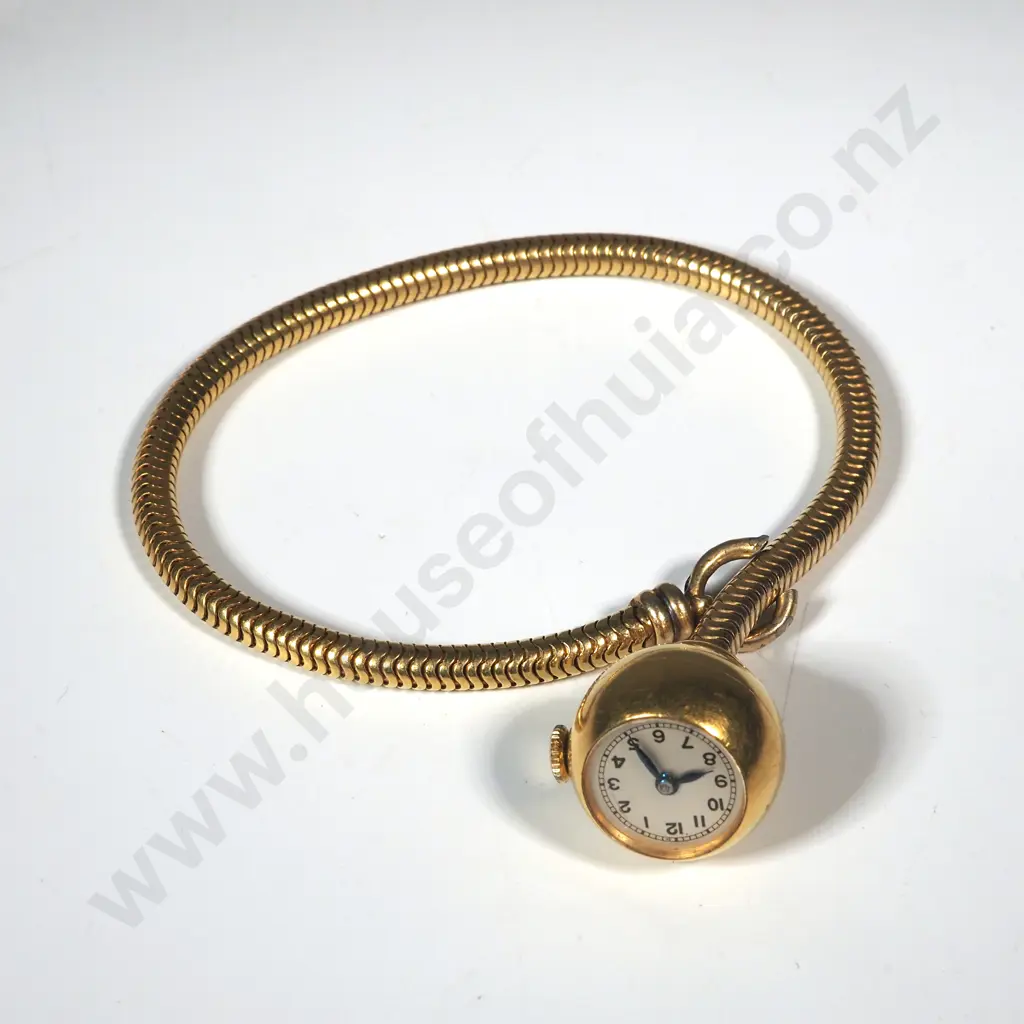 Gold Coloured Suspended Watch Pendant. Image 1++