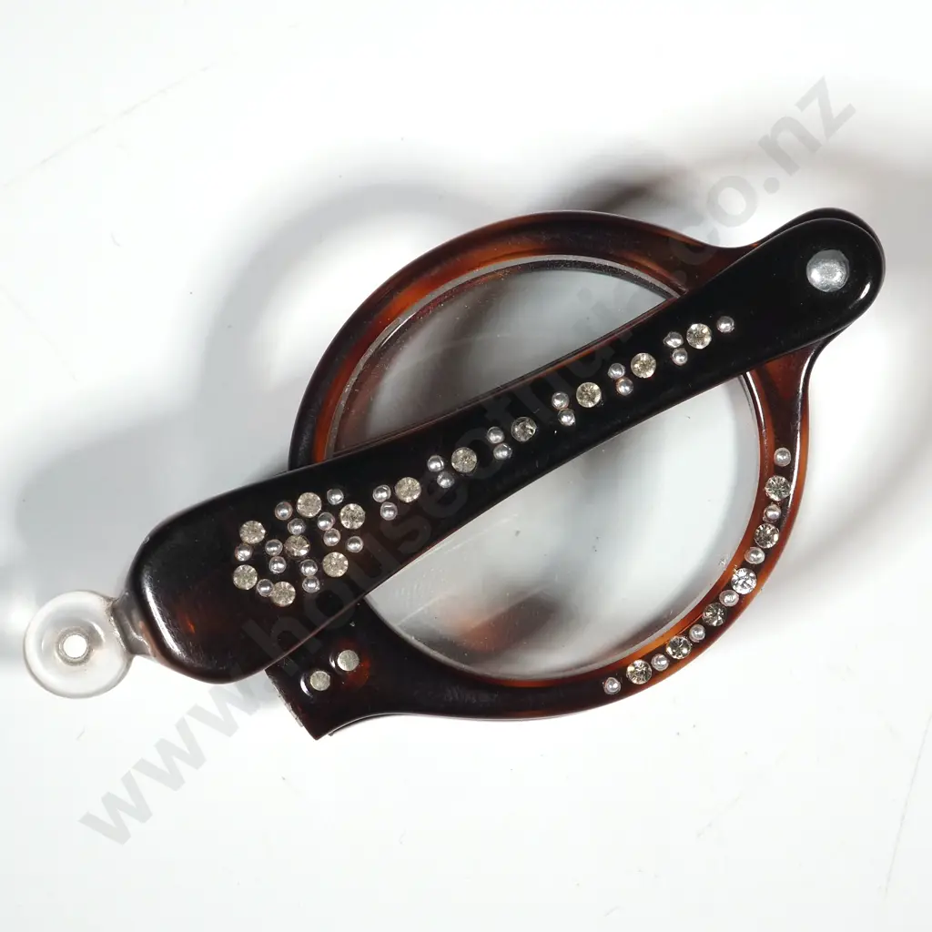 Costume Lorgnette w Tortoiseshell like Colours Image 1++