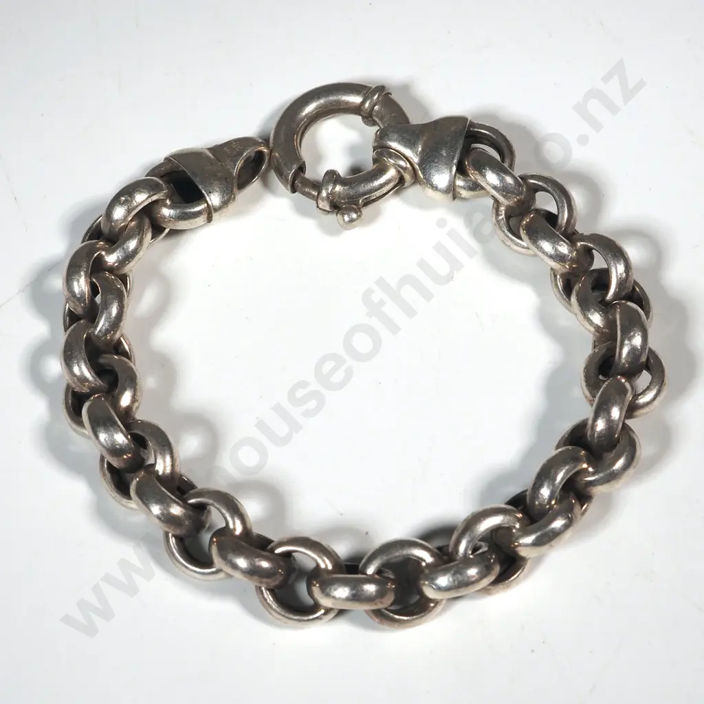 Sterling SIlver Belcher link Bracelet Image 1++