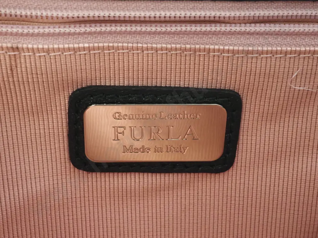 Furla Clutch w/ Chain & Leopard Cow Skin Flap Image 1++