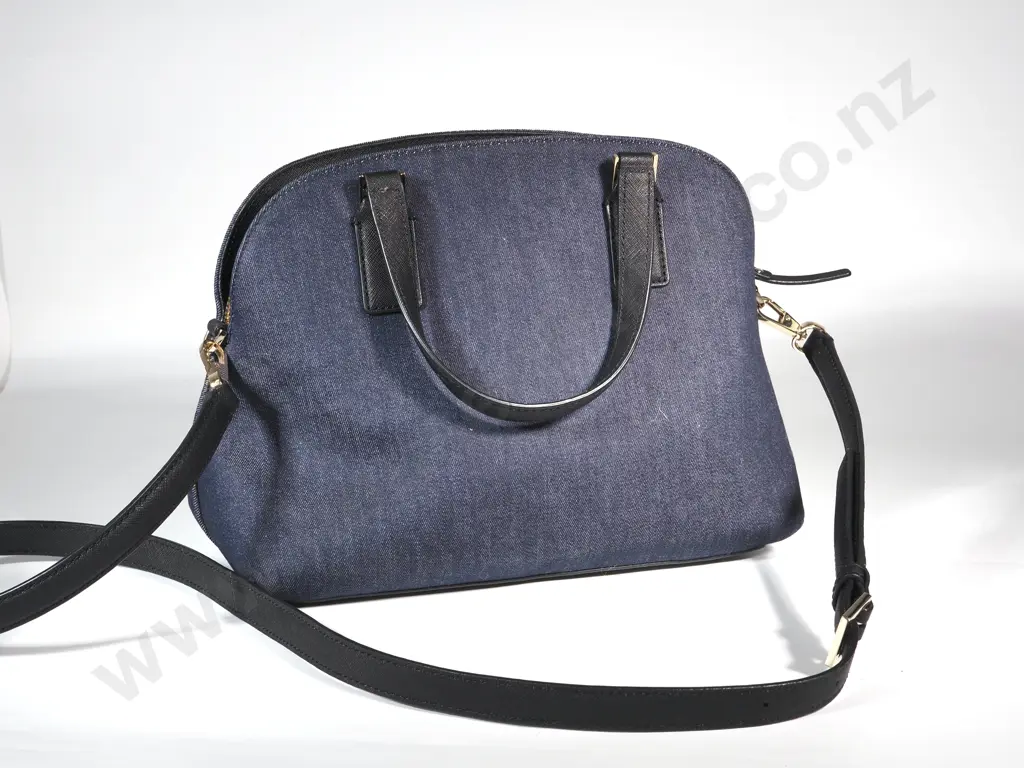 Kate Spade Jeweled Denim Handbag Image 1++