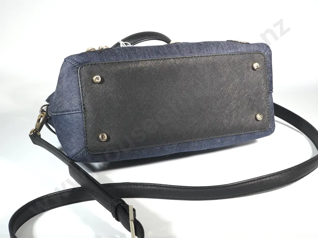 Kate Spade Jeweled Denim Handbag Image 1++