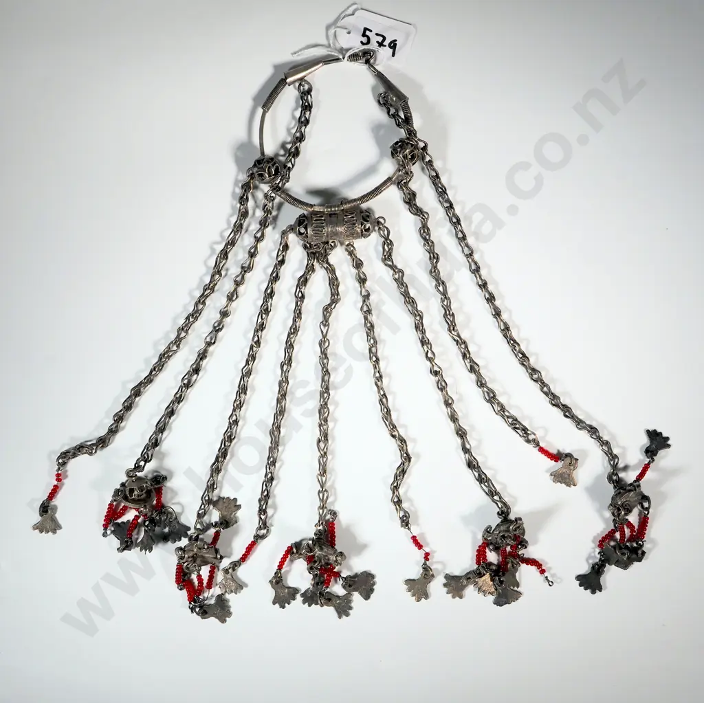 Large Ethnic Earring. Possibly Yemeni Image 1++