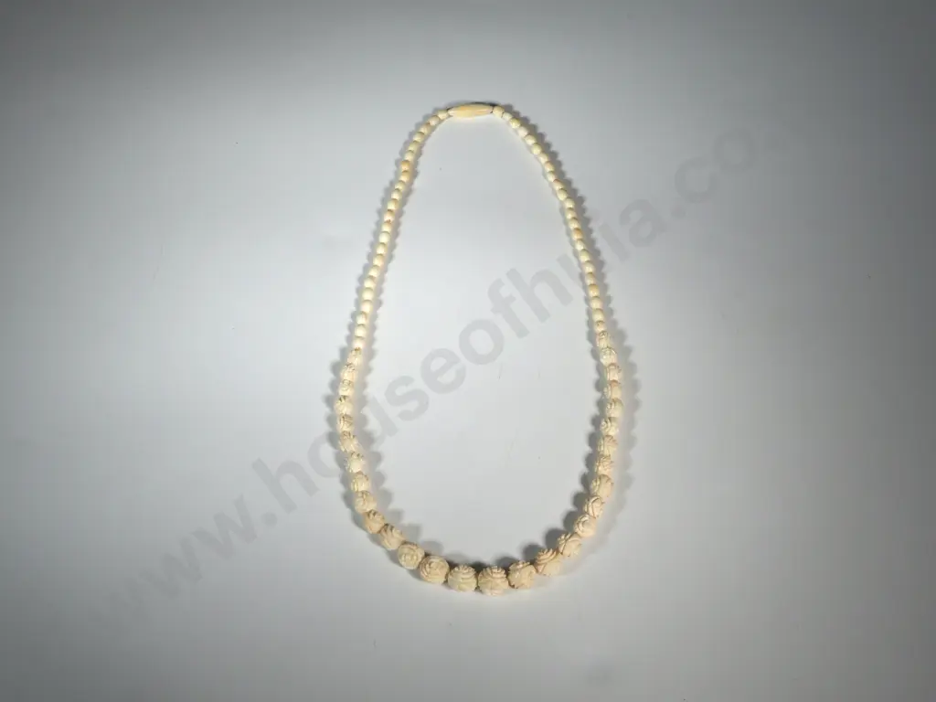 Vintage Ivory Necklace Image 1++