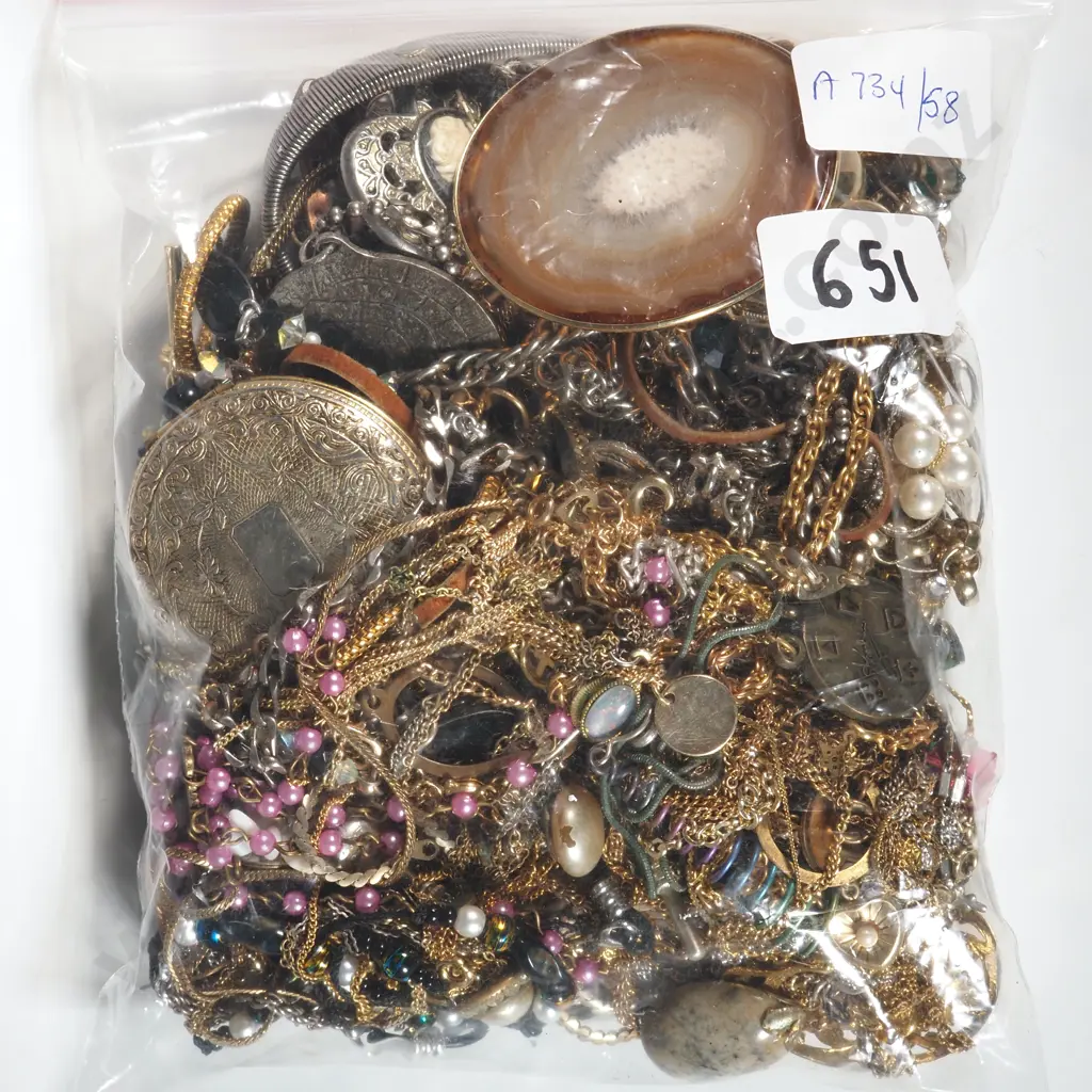 Large Quantity Of Costume Jewellery Pendants & Necklaces Image 1++