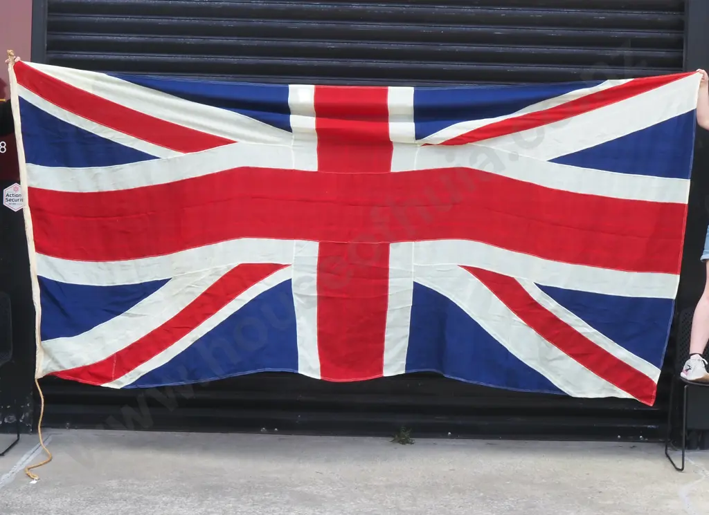 Vintage Union Jack  - Stamped 'War Department.' Image 1++