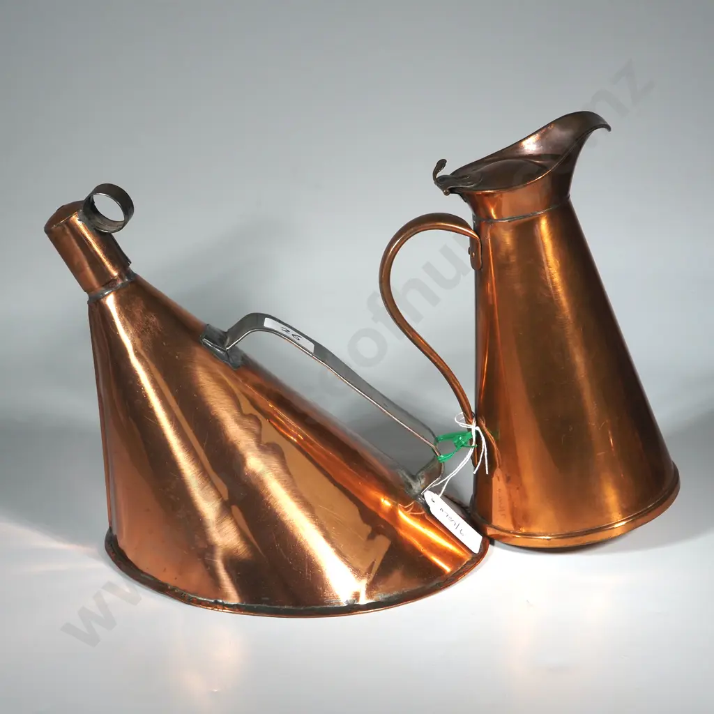 Copper Jug Joseph Sankey & Sons & Copper Kettle  Image 1++