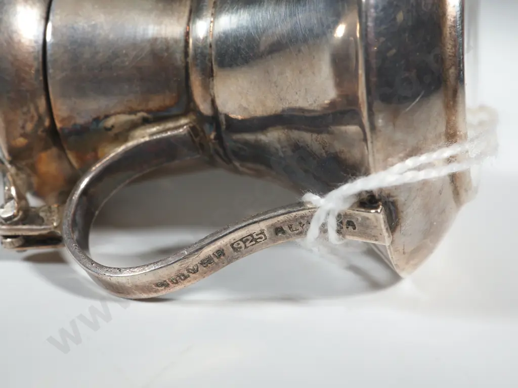 Sterling Silver Miniature Coffee Pot Or Dallah.  Image 1++