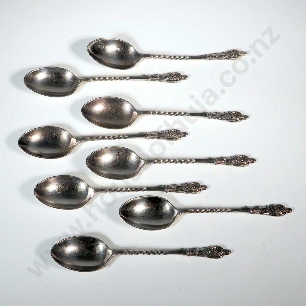 Sterling Silver Apostle Teaspoons. Sheffield 1912 Image 1++