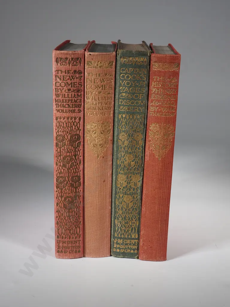 Four Volumes by Thackeray, William Makepeace. Image 1++