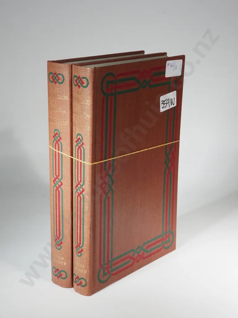 The Decameron 2-Vols,  Giovanni Boccaccio  Folio Society 2nd Edition 1969 Image 1++