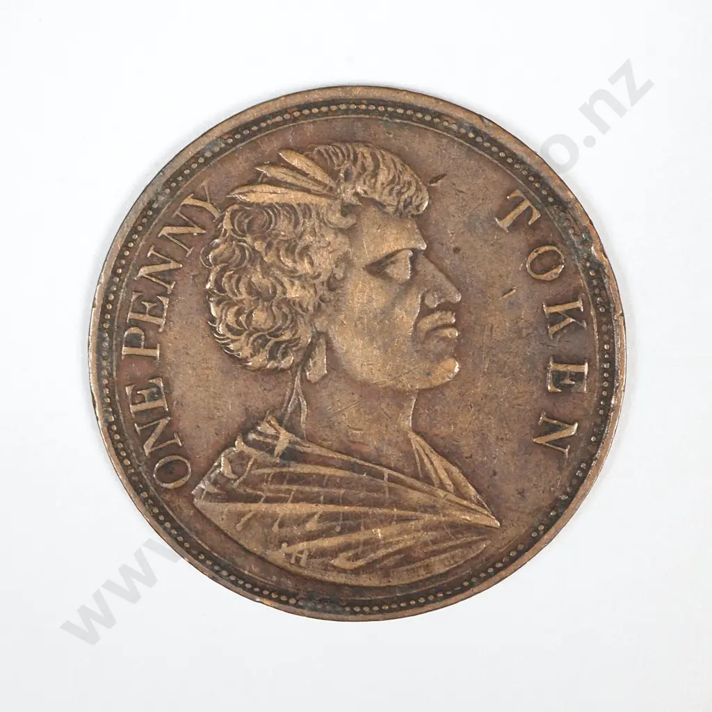 NZ Christchurch Penny Token - Mason Struthers  Image 1++
