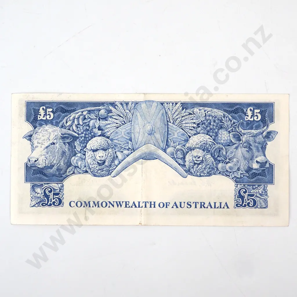 Australia Five Pound Banknote - AUNC  Image 1++