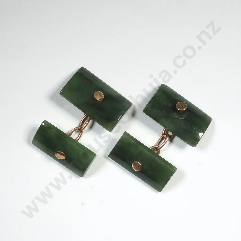 9ct Gold Colonial Cufflinks Image 1++