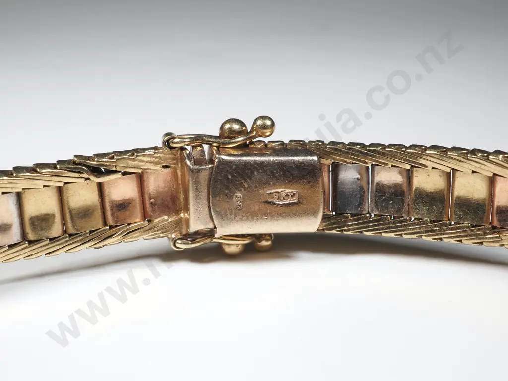 9ct Gold Mutli Coloured Gold Bracelet Image 1++