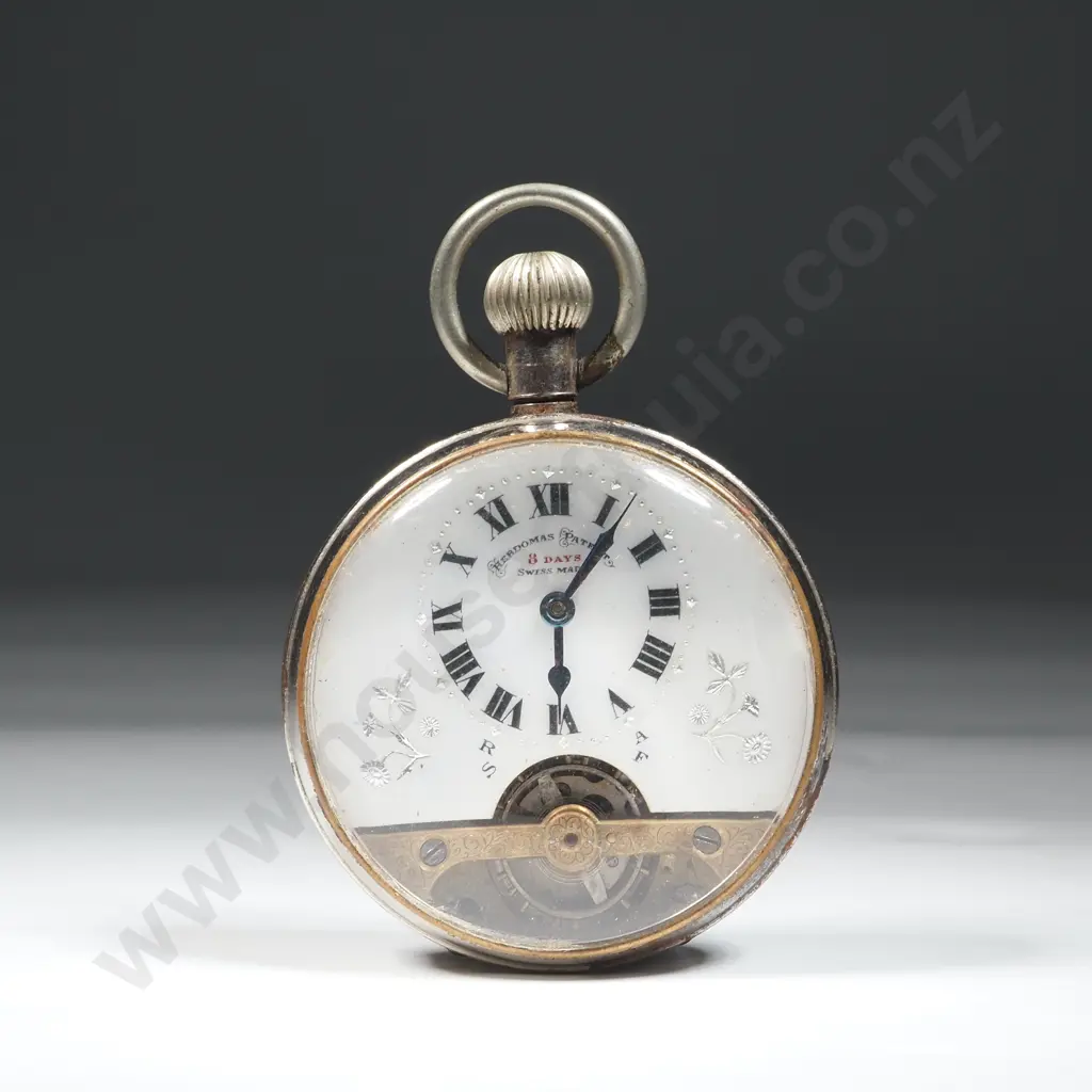 Antique Hebdomas Patent 8 Day Pocket Watch  Image 1++