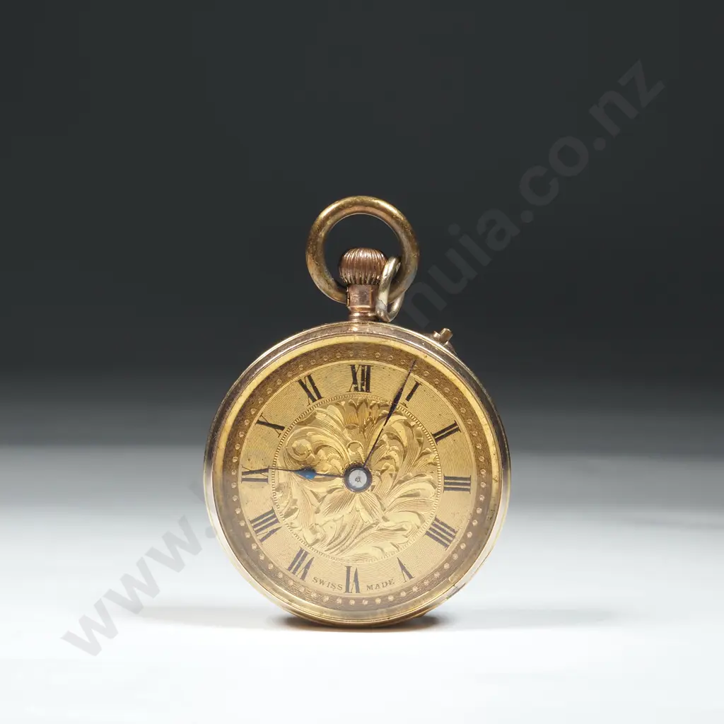 9ct Gold Pocket Watch A/F Image 1++