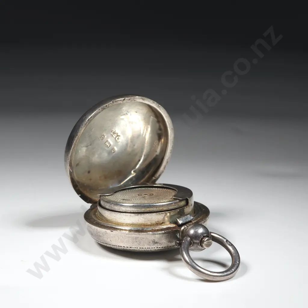 Sterling Silver Sovereign Case With Allover Scroll Decoration Image 1++