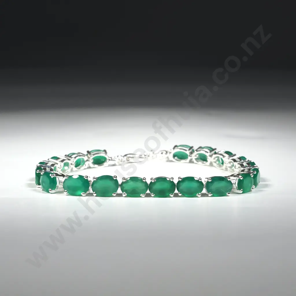 Sterling Silver Chrome Dipside Bracelet. Image 1++