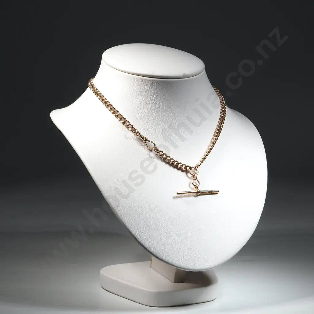 9ct Gold Fob Chain Image 1++