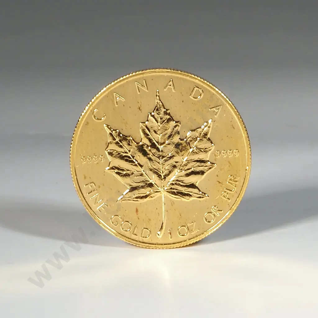 1987 One Ounce Gold Maple  Image 1++