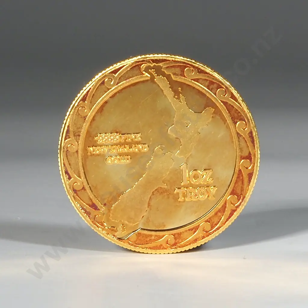 1986 One Ounce Gold Auckland Coin & Bullion Coin   Image 1++