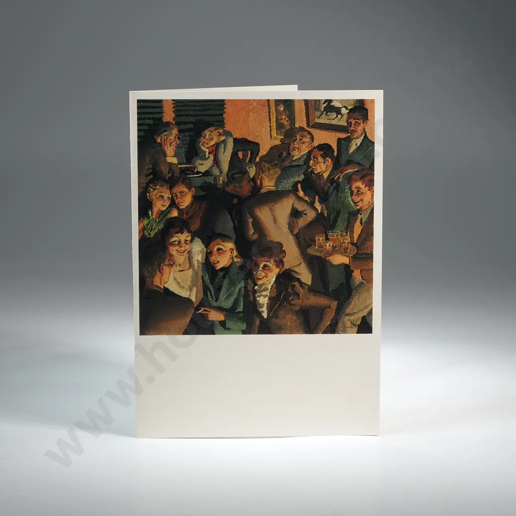 Tony Fomison. 1984. Signed Card to His Father. Image 1++