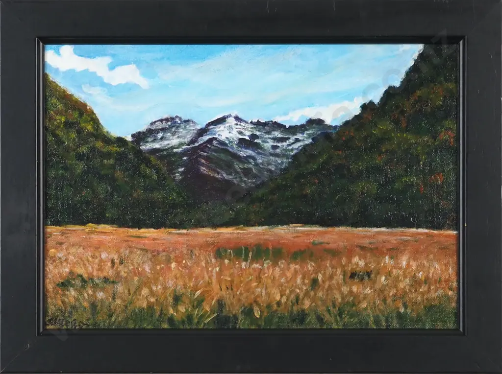 Irina Sheyderova. Beauty of South Island. Acrylic on Board. Image 1++