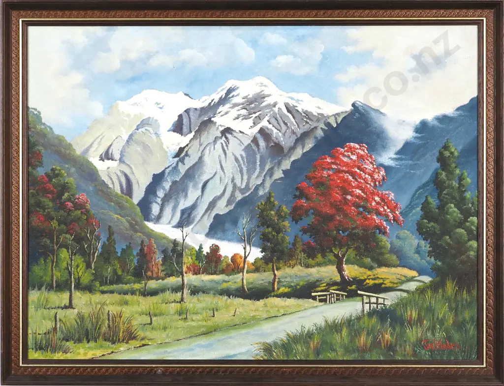 Jas Rhodes. Landscape. Acrylic on Board. Image 1++