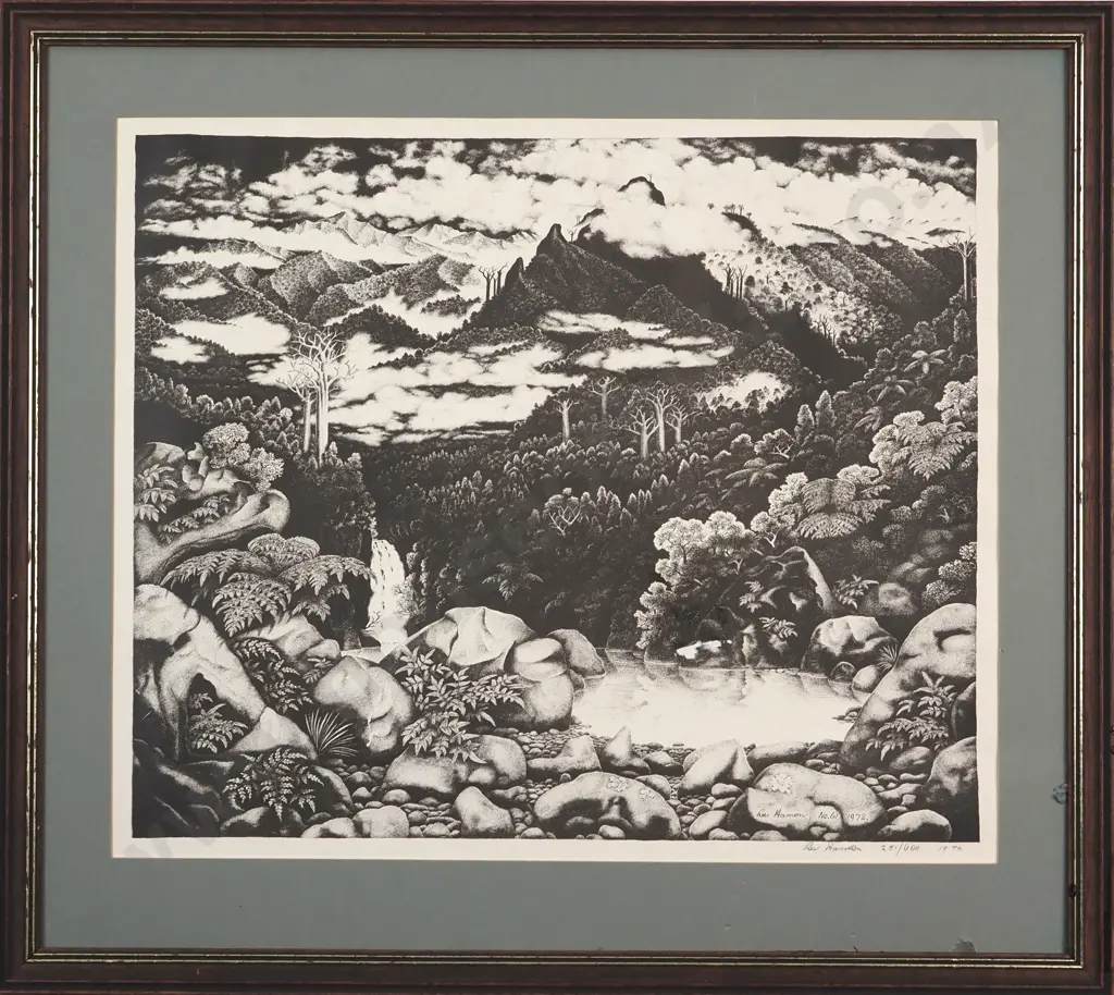 Rei Hamon. 1974. Wairua. Limited Edition Print Numbered 281/600. Image 1++