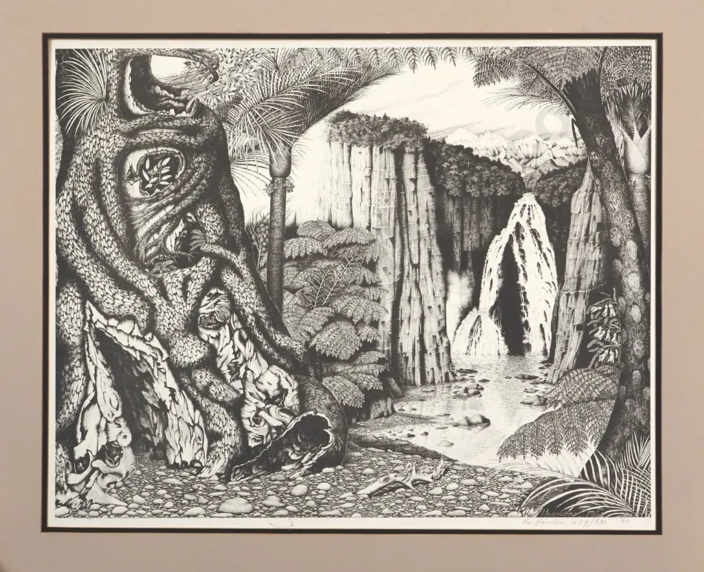 Rei Hamon. Untitled. 1968. No 27  Limited Edition Print. 439/600. Image 1++