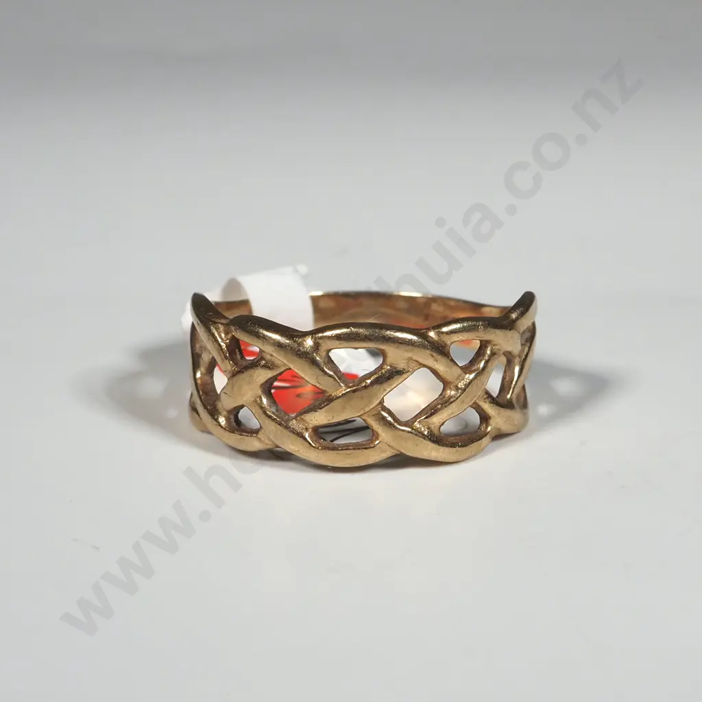 9ct Gold Weaved Ring Image 1++