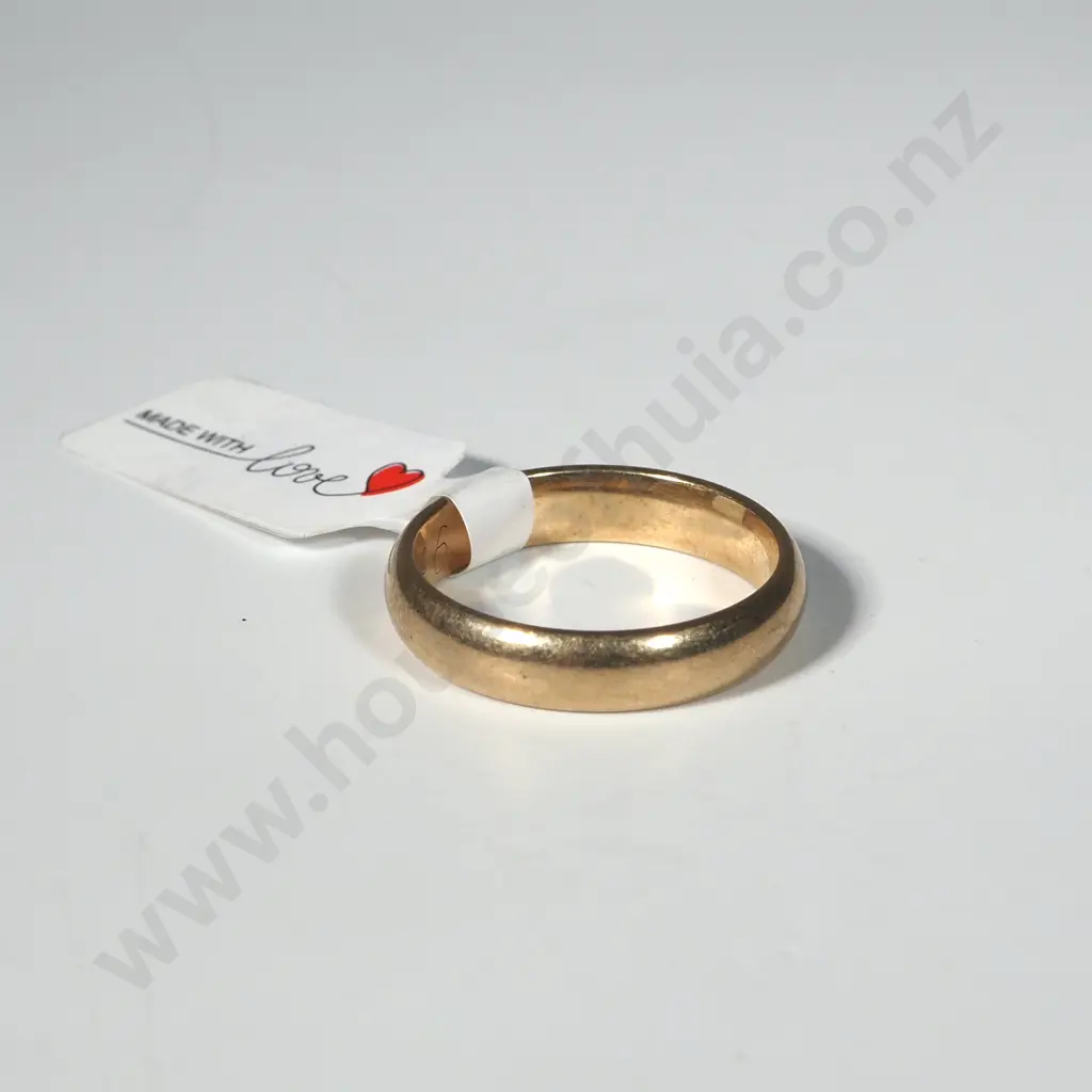 9ct Gold Wedding Band Image 1++