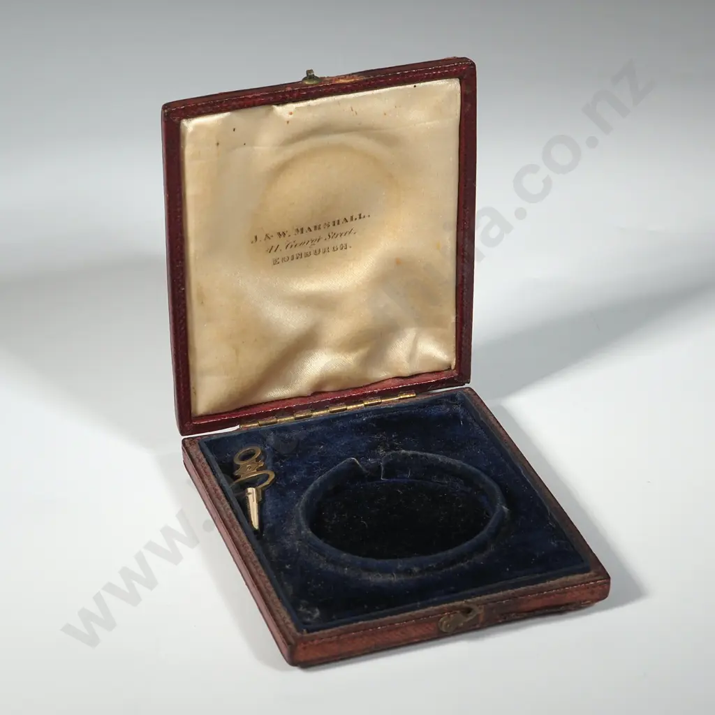 Antique Pocket Watch Case w Number 3 Key (Key in Good Condition) Image 1++