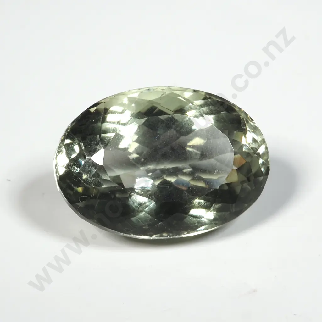Loose Oval Cut Green Amethyst. Image 1++