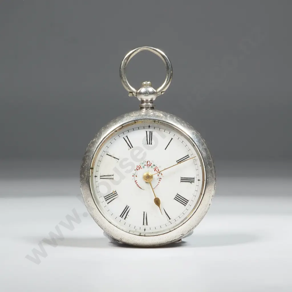 800 Silver Pocket Watch. Image 1++