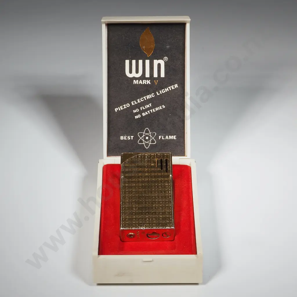 Vintage Win Mark V Piezo Electric Lighter  Image 1++