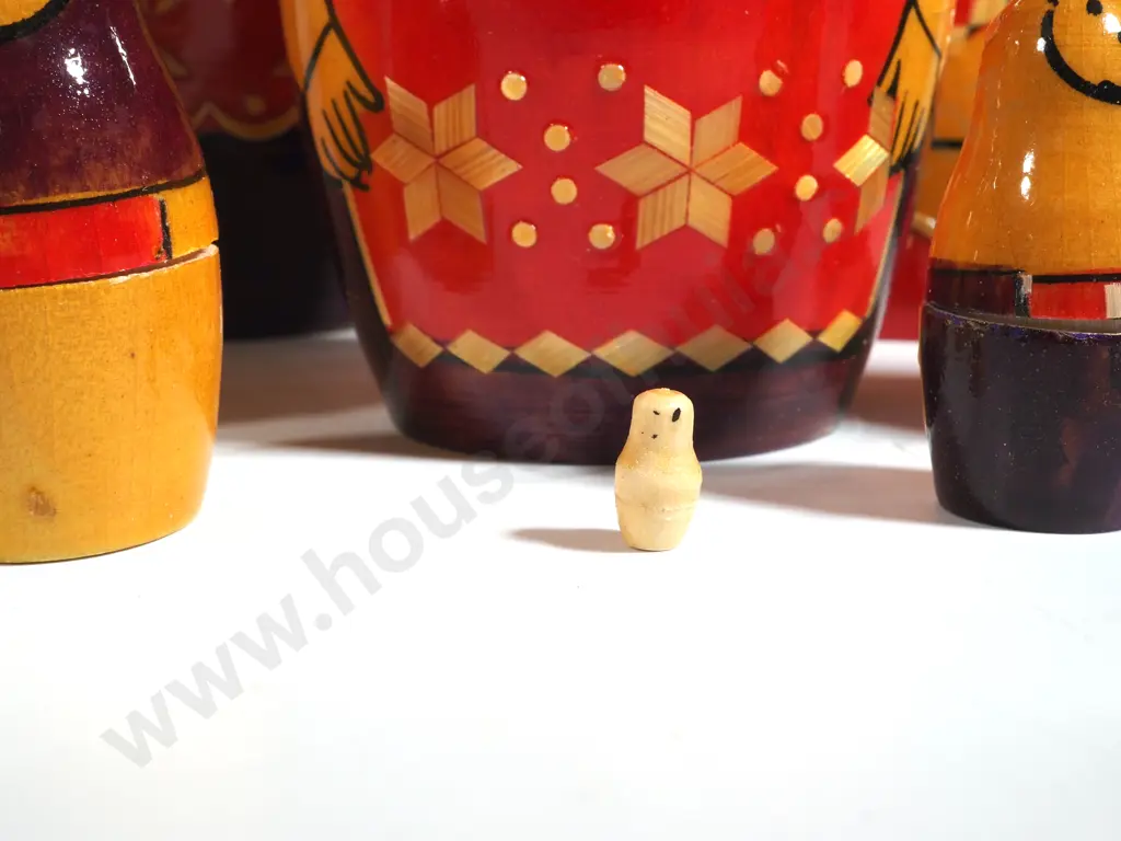 Set of Seven Matryoshka Russian Dolls. Image 1++