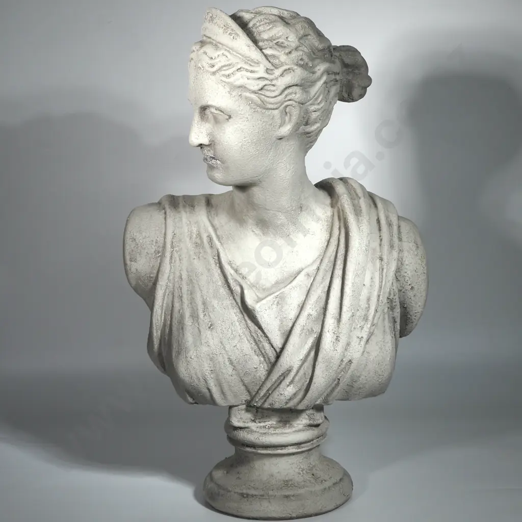 Resin Bust of Artemis or Diana the Huntress. Image 1++