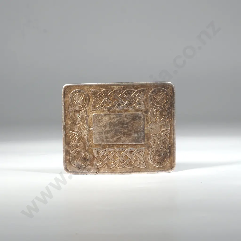 Vintage English Made S/P Belt Buckle. Image 1++