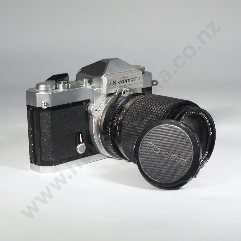 Nikkormat Camera w Tokina Lens Image 1++
